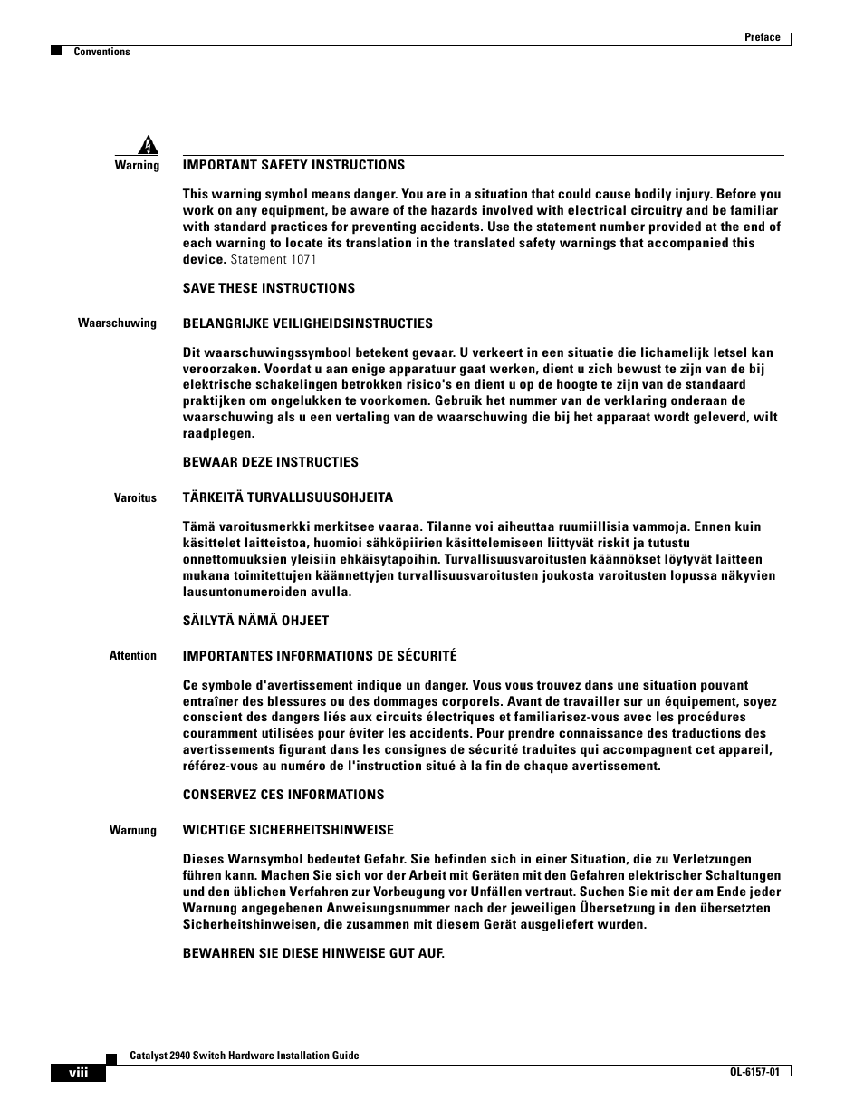 Cisco 2940 User Manual | Page 8 / 82