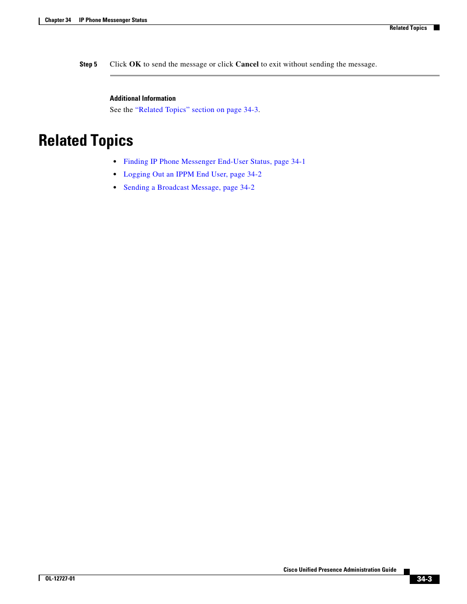 Related topics | Cisco OL-12727-01 User Manual | Page 3 / 4