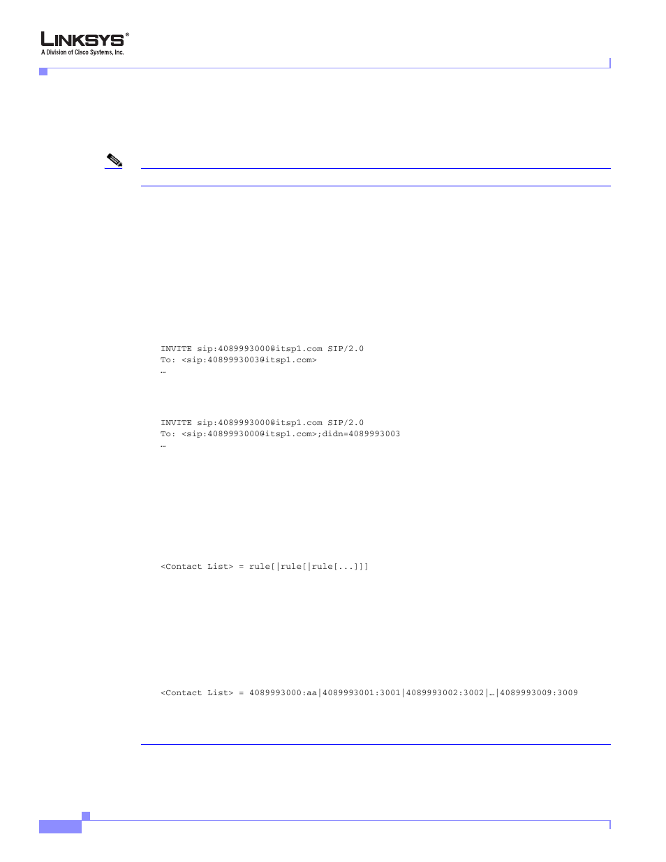 Supporting multiple did numbers per line interface | Cisco Linksys SPA9000 User Manual | Page 106 / 226