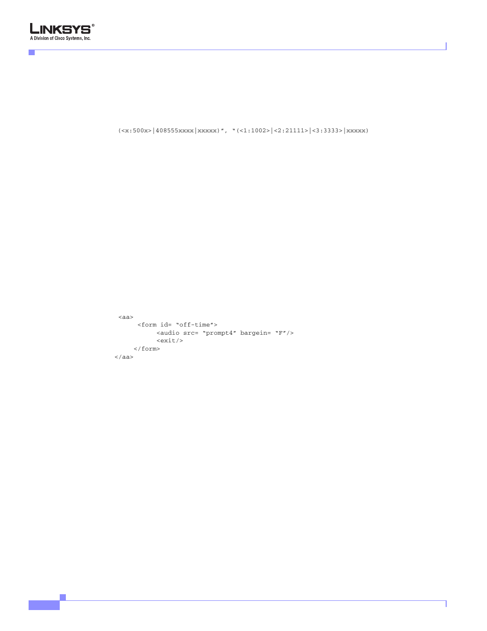Alternative aa configuration, Switching between alternative aas using the ivr | Cisco Linksys SPA9000 User Manual | Page 134 / 226