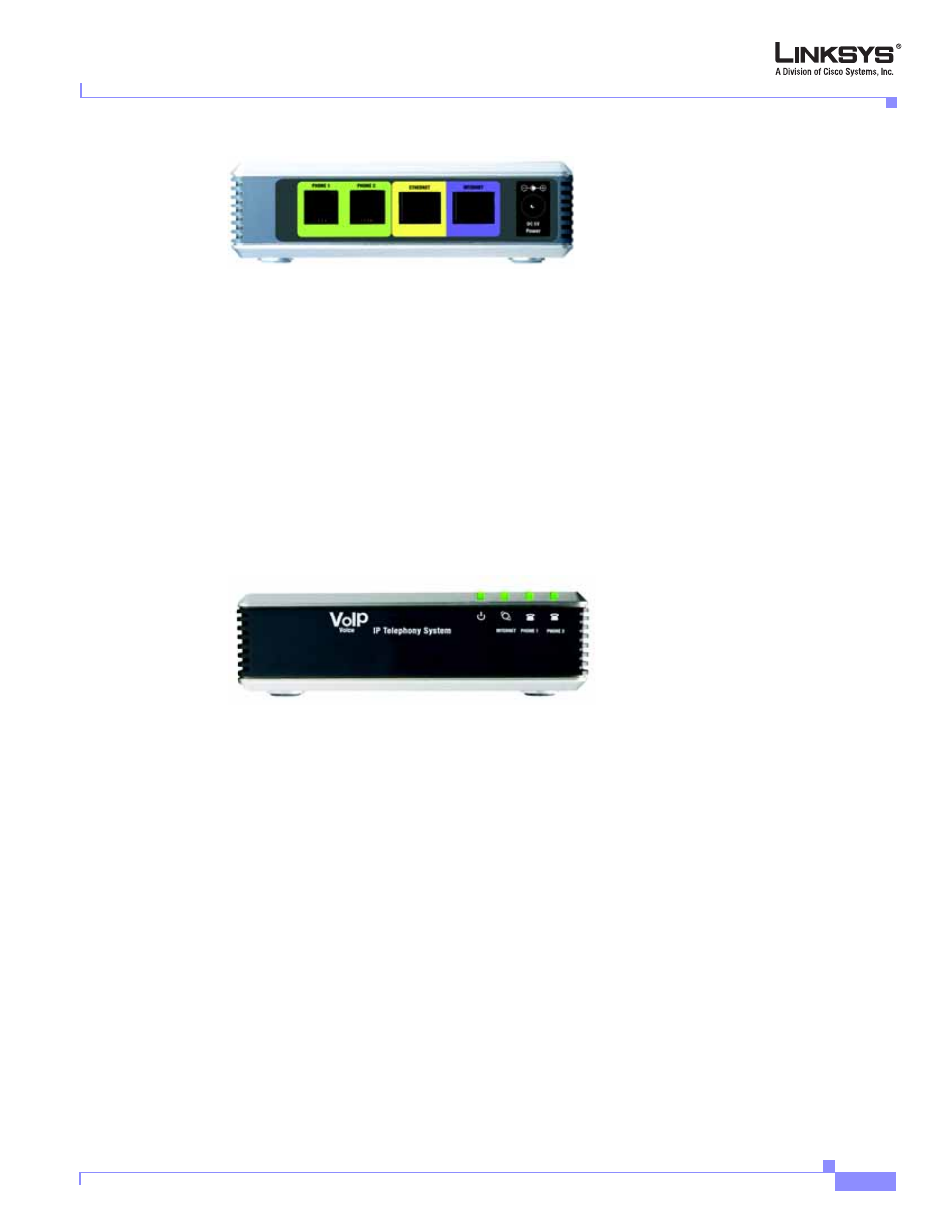 The front panel | Cisco Linksys SPA9000 User Manual | Page 35 / 226