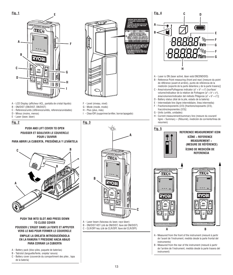 Trc...tracking | Ryobi RP4011 User Manual | Page 13 / 16