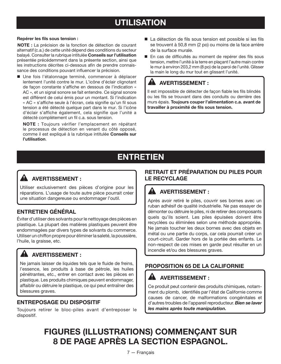 Utilisation | Ryobi RP4050 User Manual | Page 14 / 24