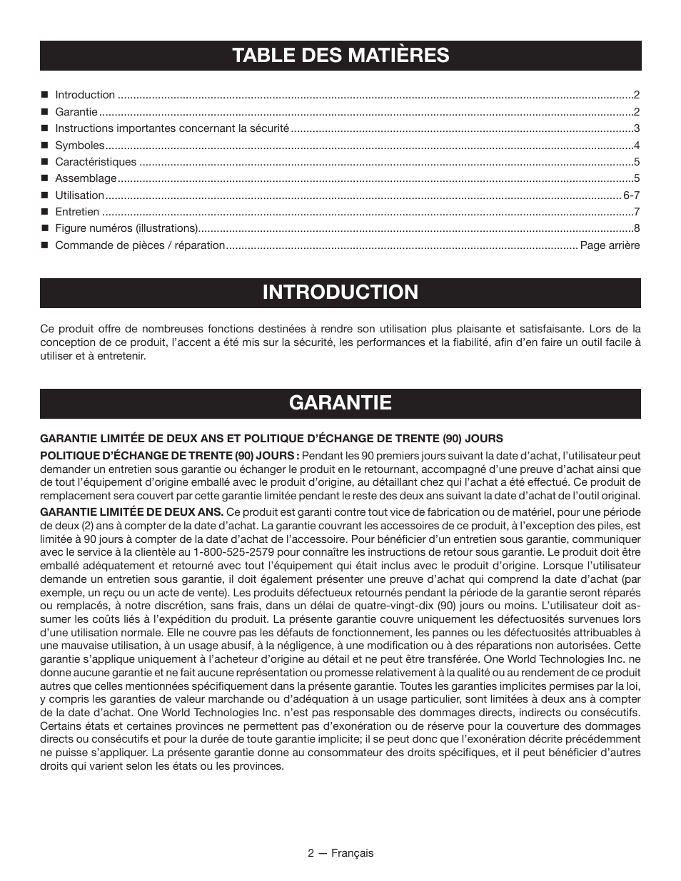 Ryobi RP4050 User Manual | Page 9 / 24