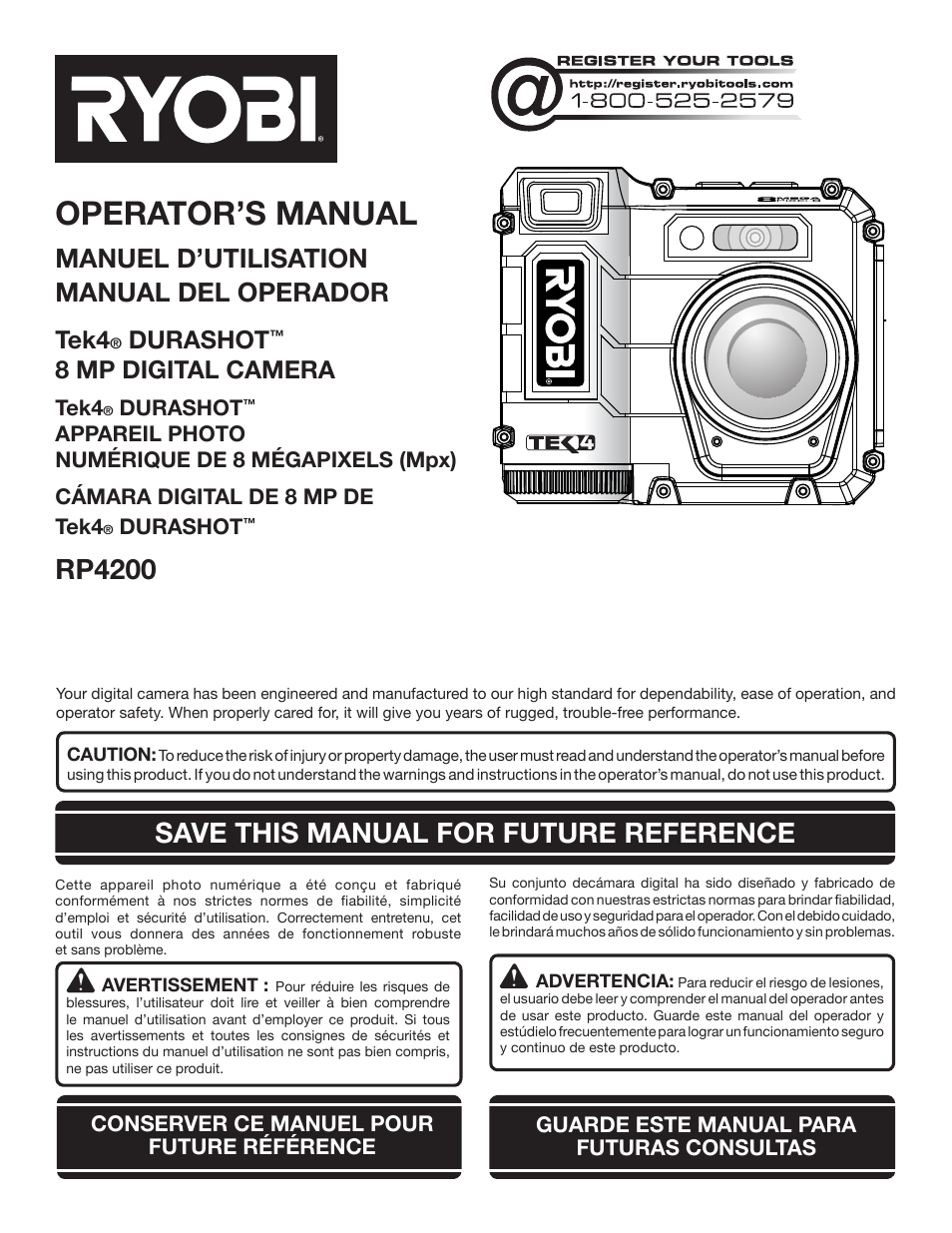 Ryobi RP4200 User Manual | 32 pages