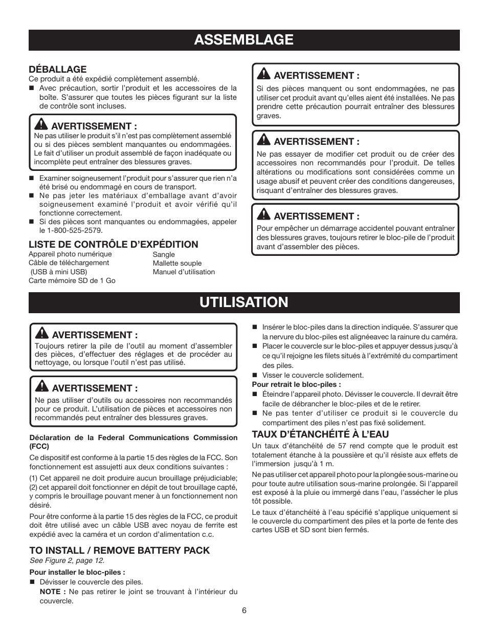 Assemblage, Utilisation | Ryobi RP4200 User Manual | Page 15 / 32