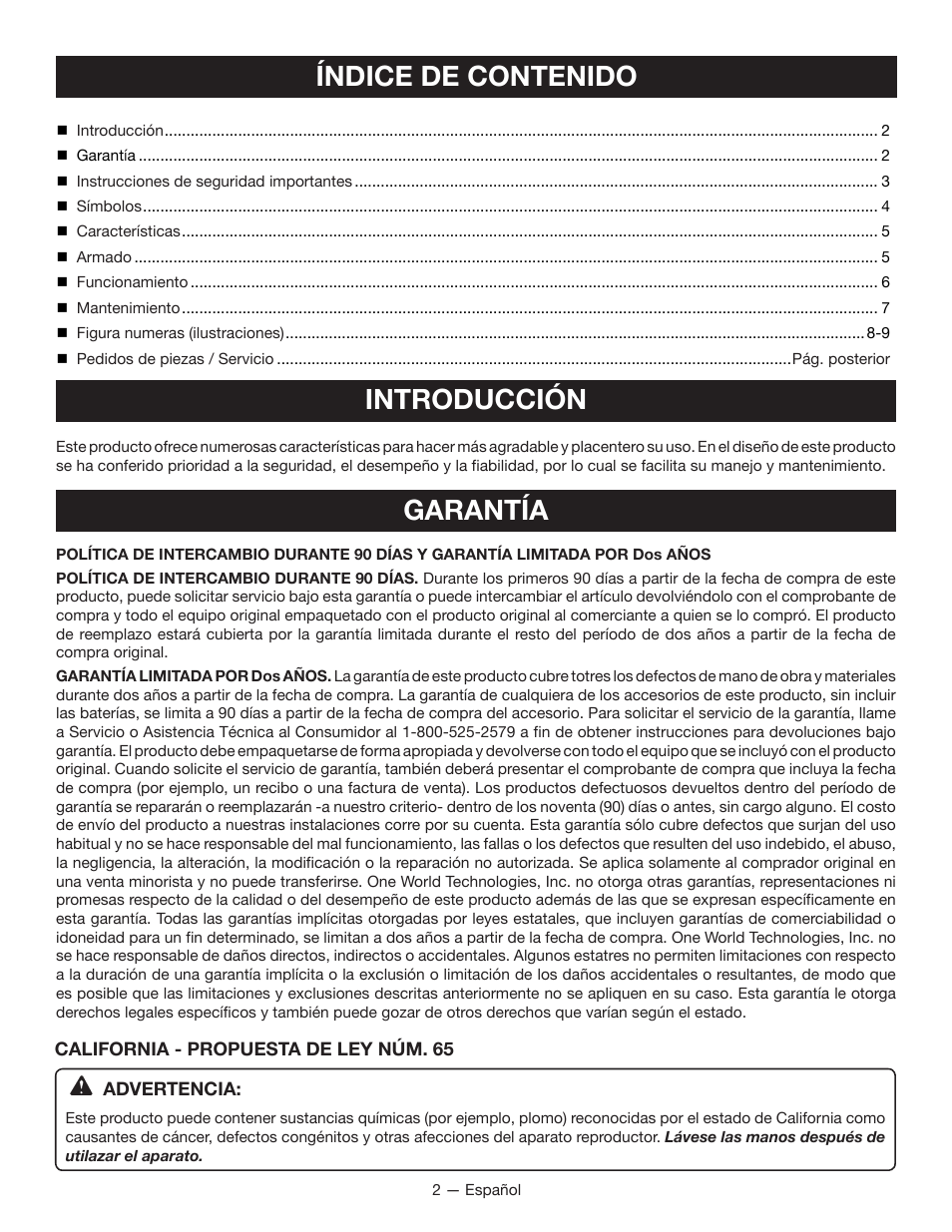 Ryobi RP4205 User Manual | Page 14 / 24