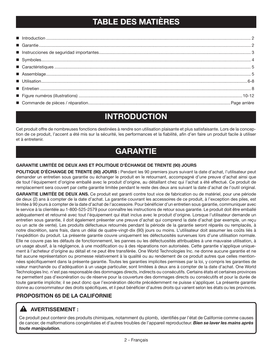 Ryobi RP4310 User Manual | Page 10 / 28