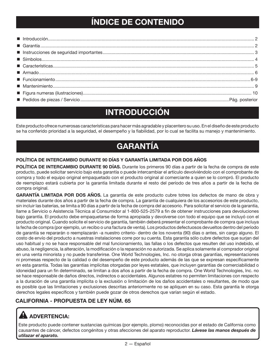 Ryobi RP4510 User Manual | Page 18 / 28