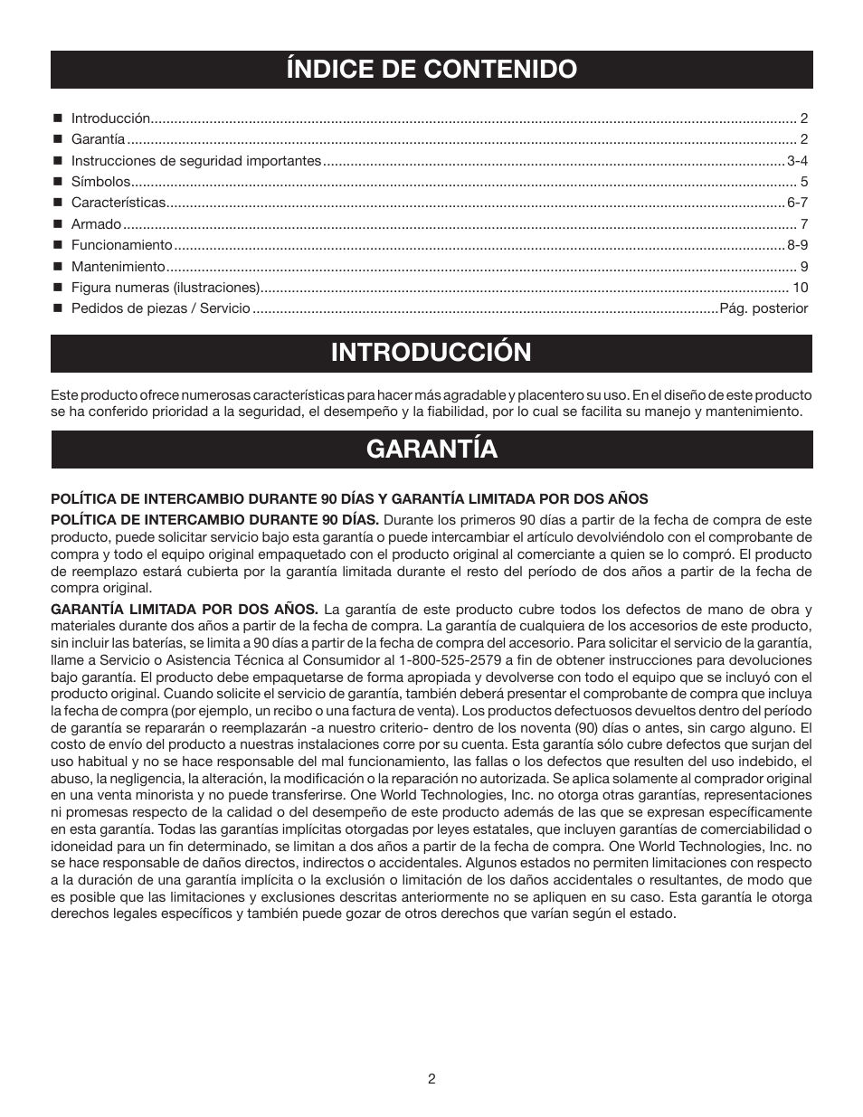 Ryobi RP4530 User Manual | Page 18 / 28