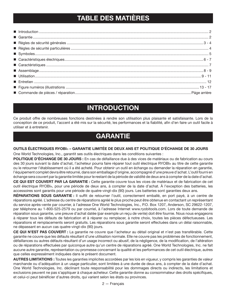 Ryobi WS721 User Manual | Page 13 / 40