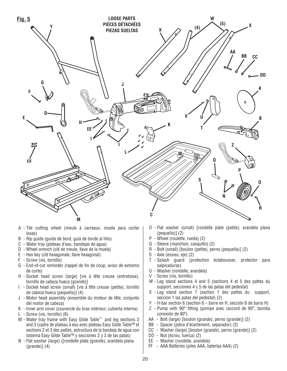 Ryobi WS750L User Manual | Page 52 / 60