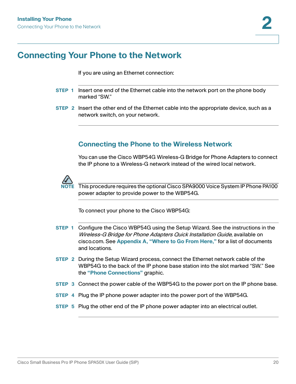 Connecting your phone to the network, Connecting the phone to the wireless network | Cisco 509G User Manual | Page 27 / 94