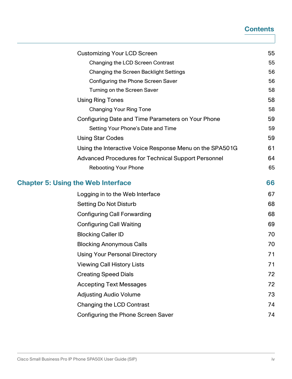 Cisco 509G User Manual | Page 6 / 94