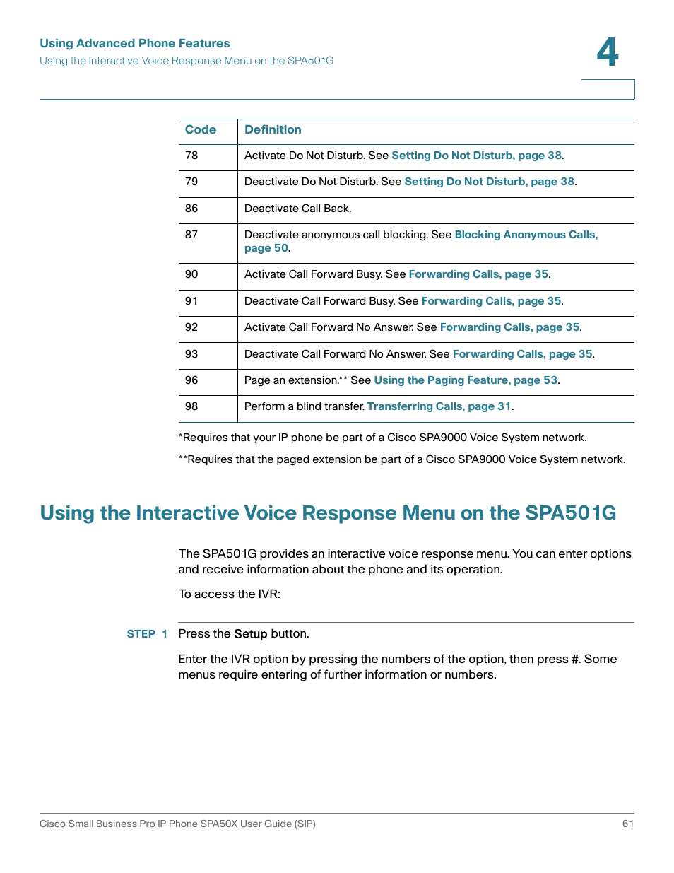 Cisco 509G User Manual | Page 68 / 94