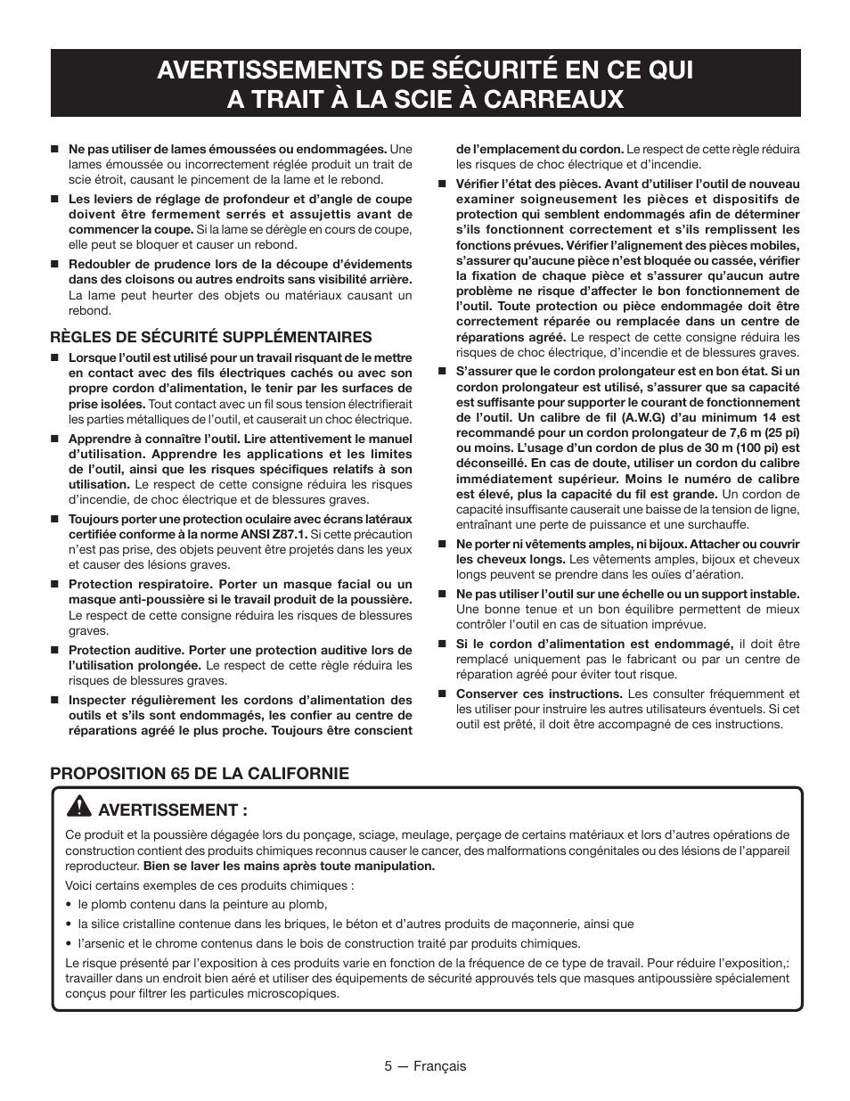 Ryobi TC400 User Manual | Page 18 / 44