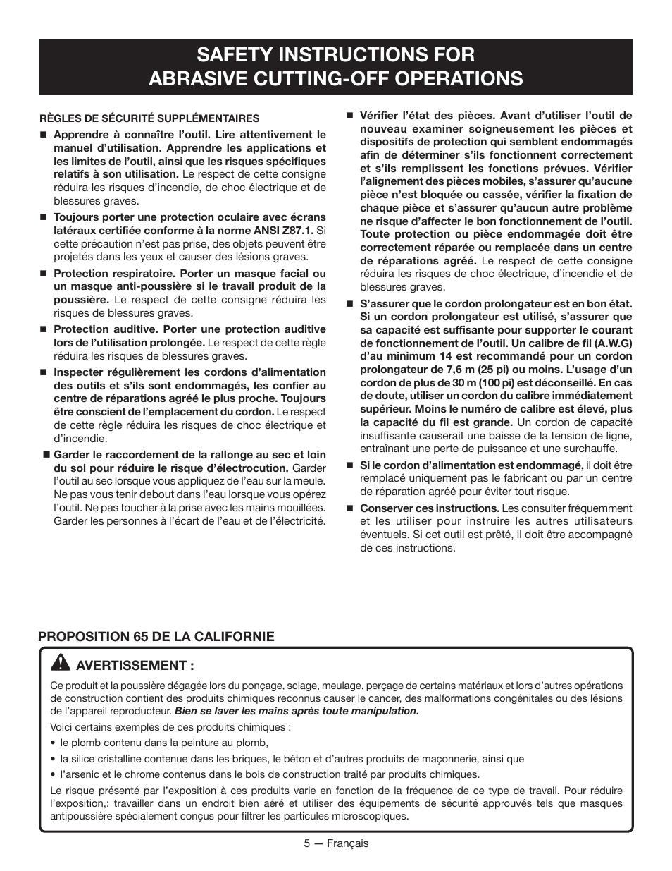 Ryobi TC401 User Manual | Page 18 / 44
