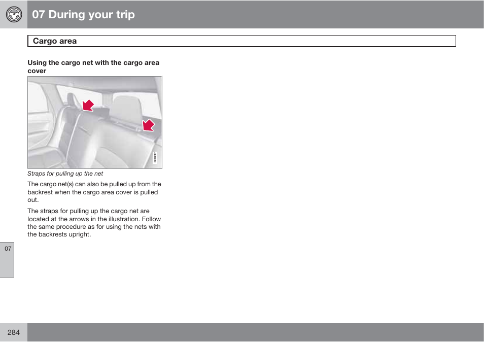 07 during your trip | Volvo 2013 XC70 User Manual | Page 286 / 382