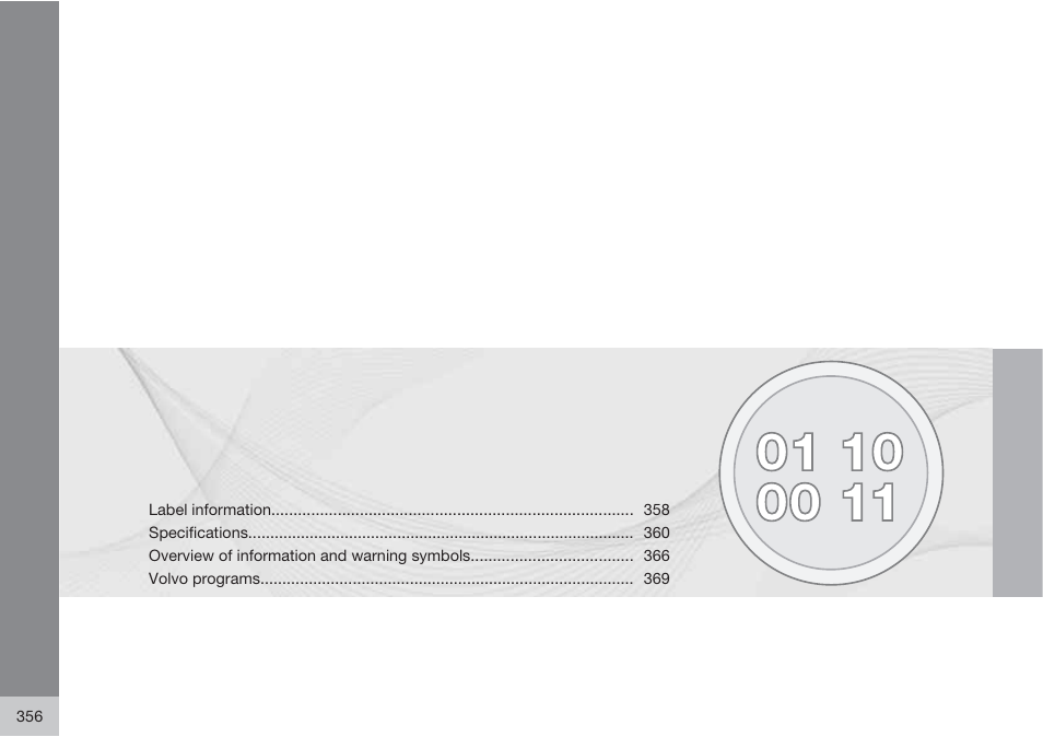 Volvo 2013 XC70 User Manual | Page 358 / 382