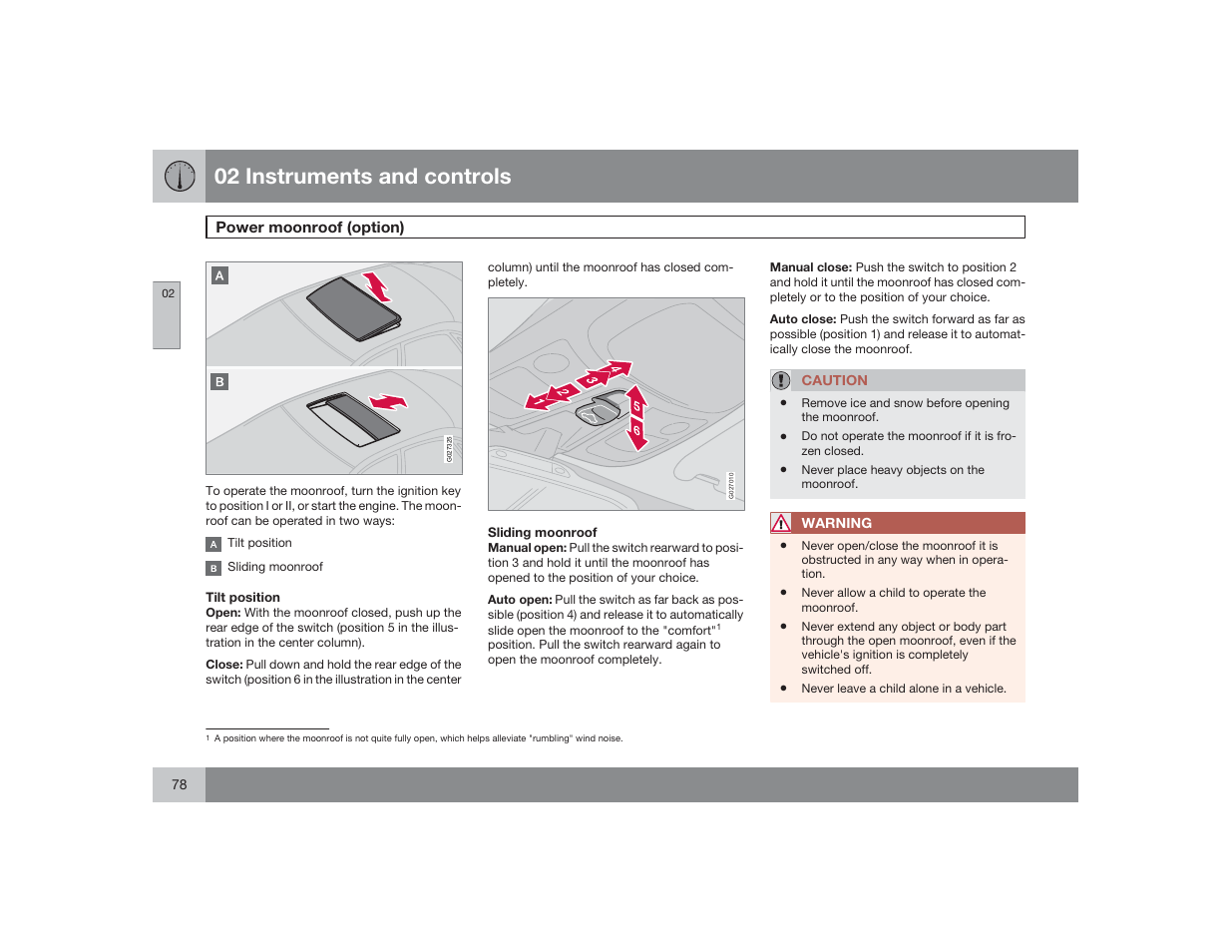 02 instruments and controls | Volvo 2009 S60 User Manual | Page 78 / 254