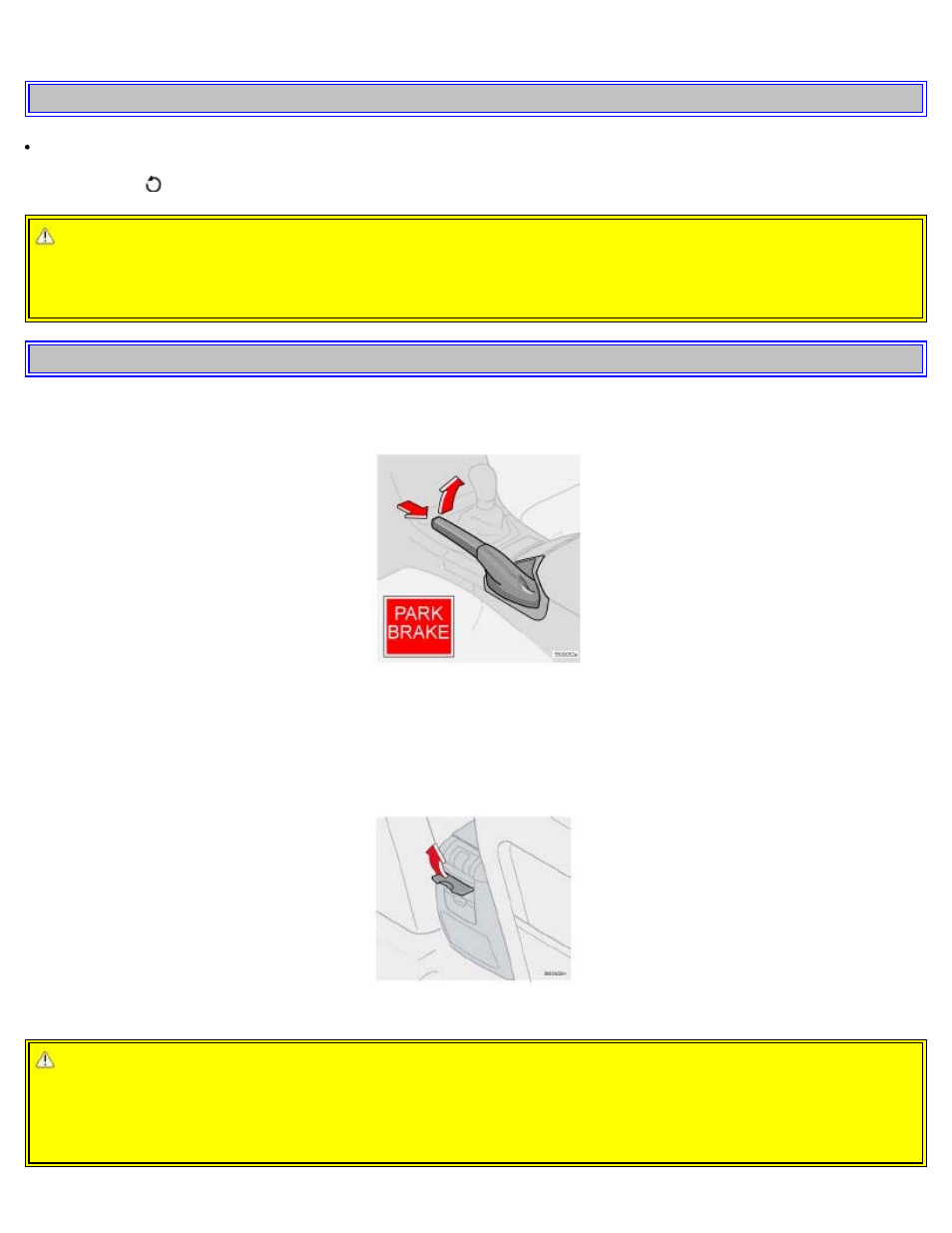 Parking brake, electric socket/cigarette lighter | Volvo 2006 S60 User Manual | Page 33 / 132