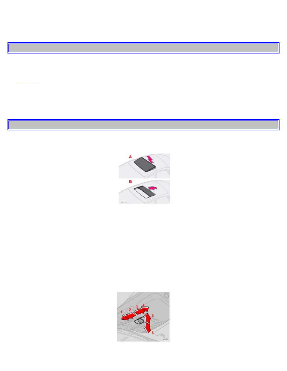 Rearview mirror/sideview mirrors (contd), Power moonroof (option) | Volvo 2006 S60 User Manual | Page 37 / 132