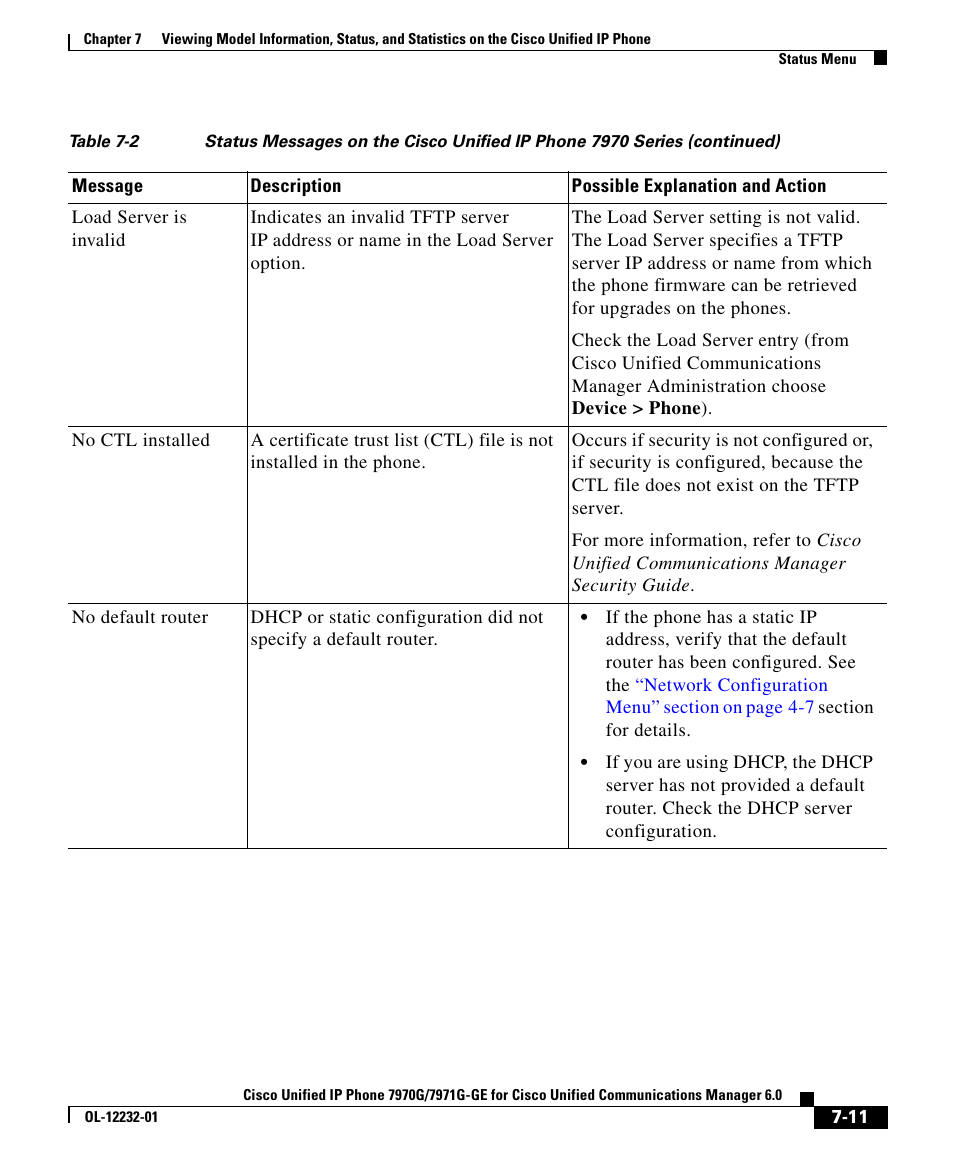 Cisco 7971G-GE User Manual | Page 11 / 22