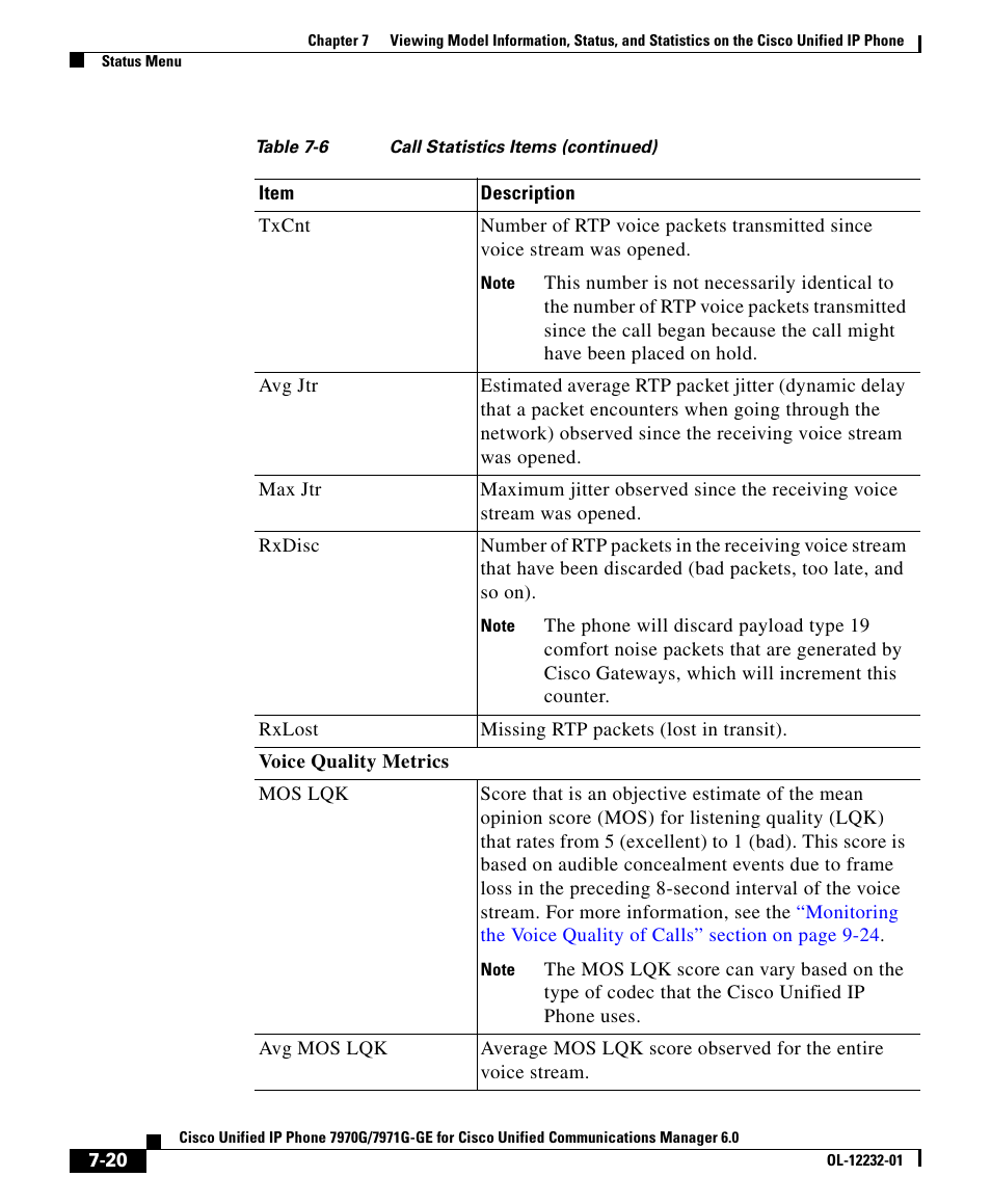 Cisco 7971G-GE User Manual | Page 20 / 22