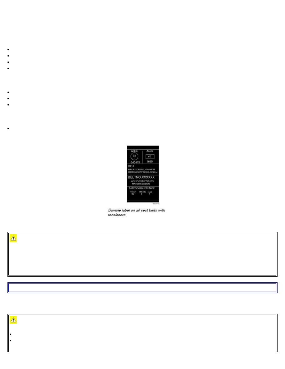 Seat belts | Volvo 2006 C70 User Manual | Page 10 / 182