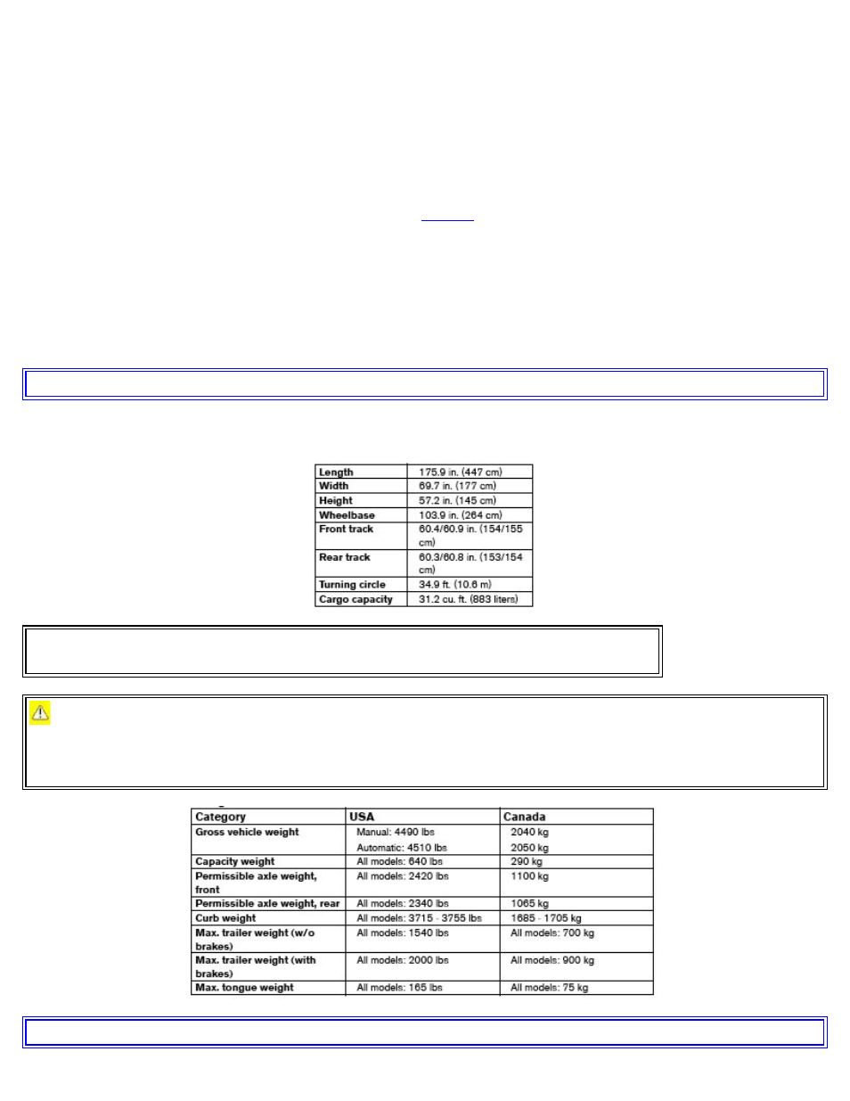 Dimensions and weights | Volvo 2006 C70 User Manual | Page 171 / 182