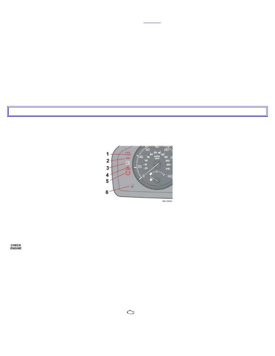 Symbols on the left side of the instrument panel | Volvo 2006 C70 User Manual | Page 32 / 182
