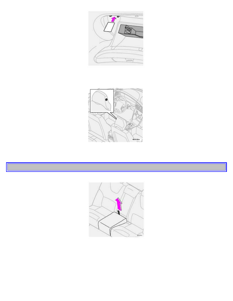 Folding table in rear seat 66 | Volvo 2005 V70 User Manual | Page 44 / 139