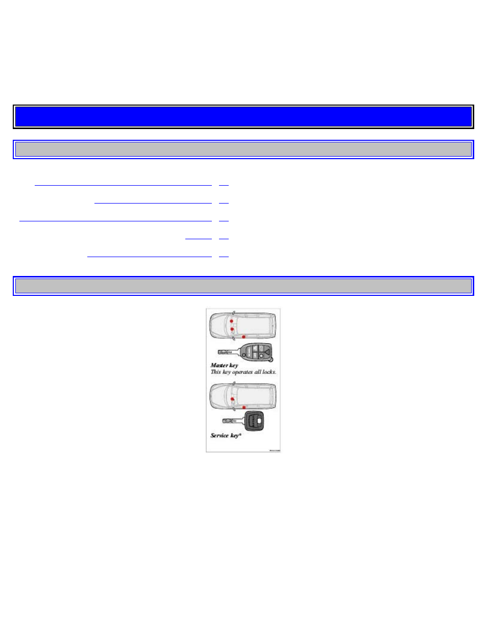 2005 volvo v70, Chapter 5 - keys, locks, alarm | Volvo 2005 V70 User Manual | Page 46 / 139