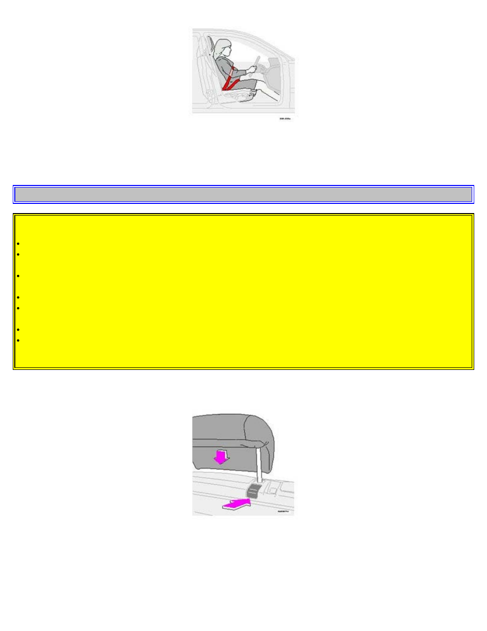 Center head restraint 3 | Volvo 2005 V70 User Manual | Page 7 / 139