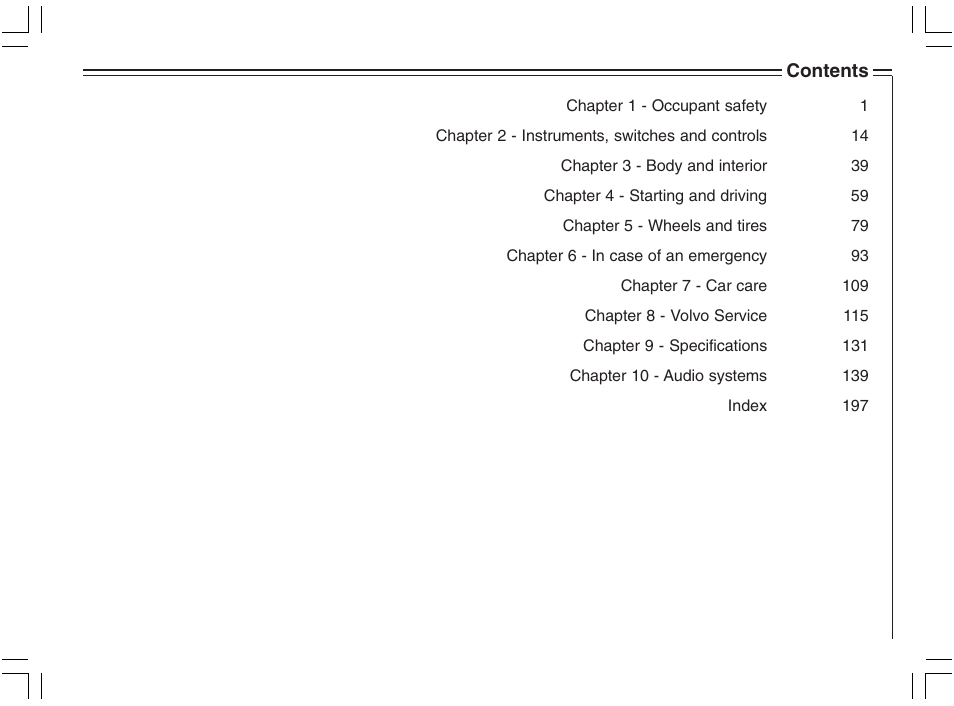 Volvo 2005 C70 User Manual | Page 3 / 210