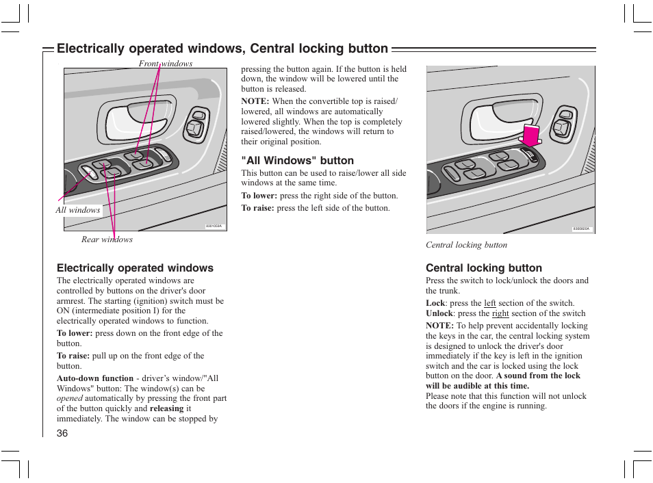 Volvo 2005 C70 User Manual | Page 42 / 210