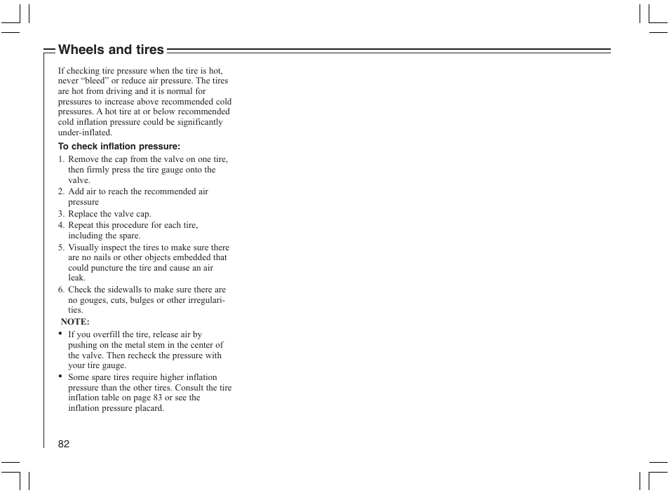 Wheels and tires | Volvo 2005 C70 User Manual | Page 88 / 210