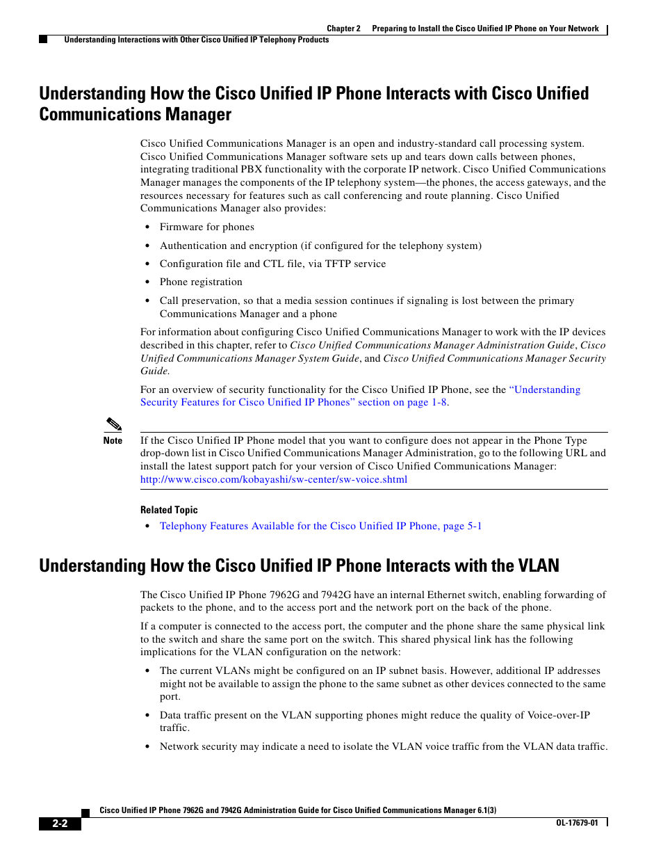 Cisco IP Phone 7942G User Manual | Page 2 / 14