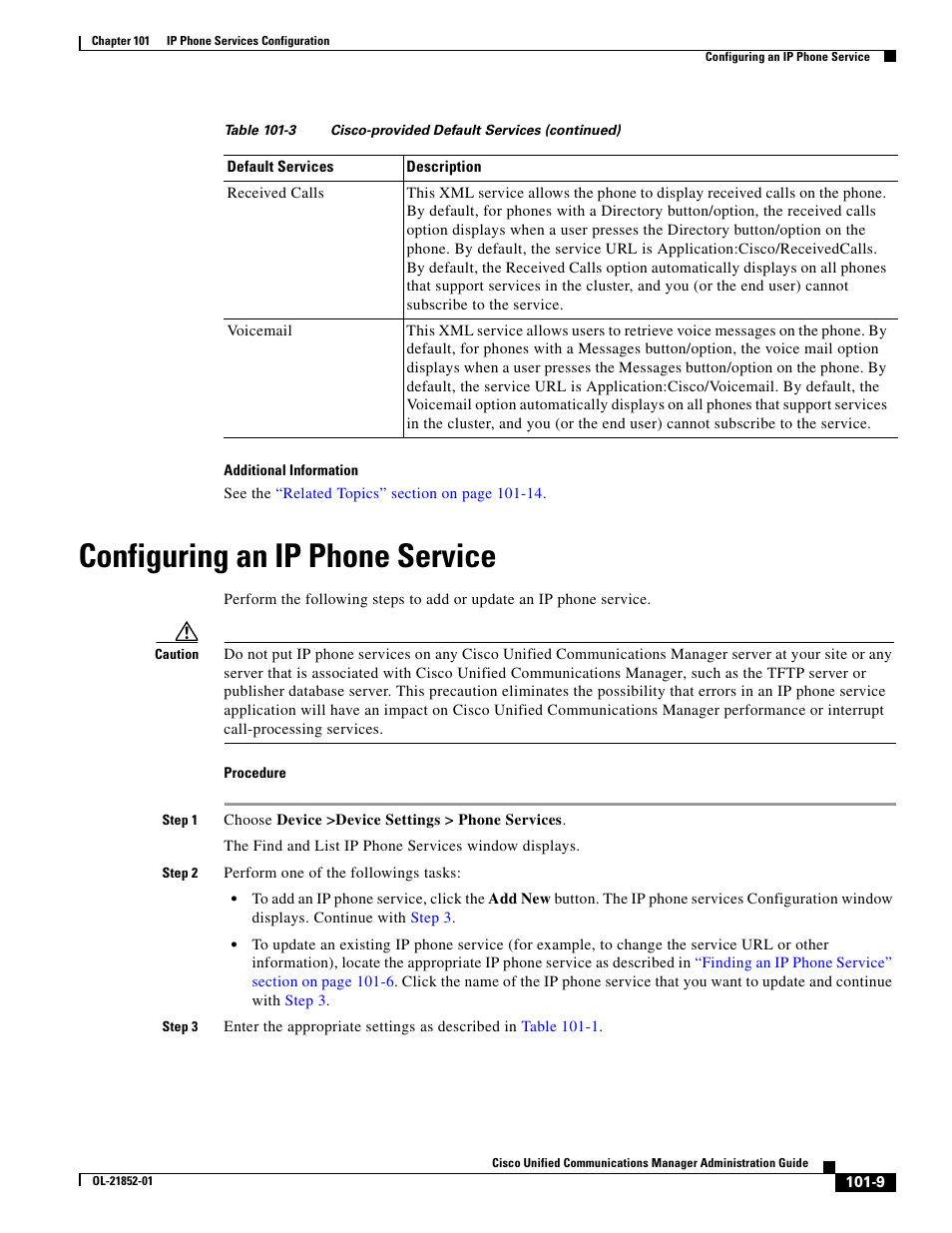 Configuring an ip phone service | Cisco OL-21852-01 User Manual | Page 9 / 14