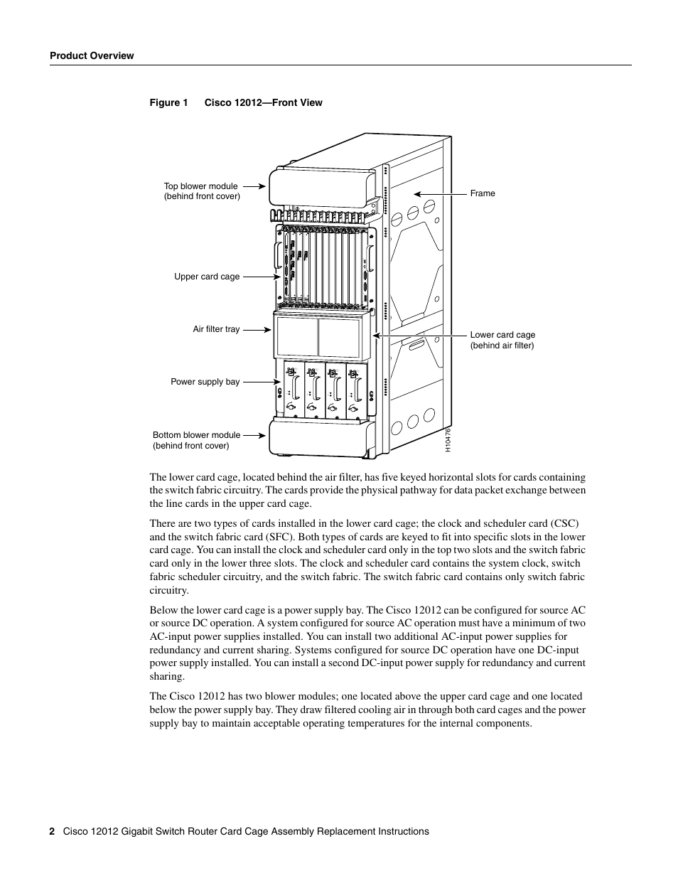 Figure 1.) | Cisco 12012 User Manual | Page 2 / 34