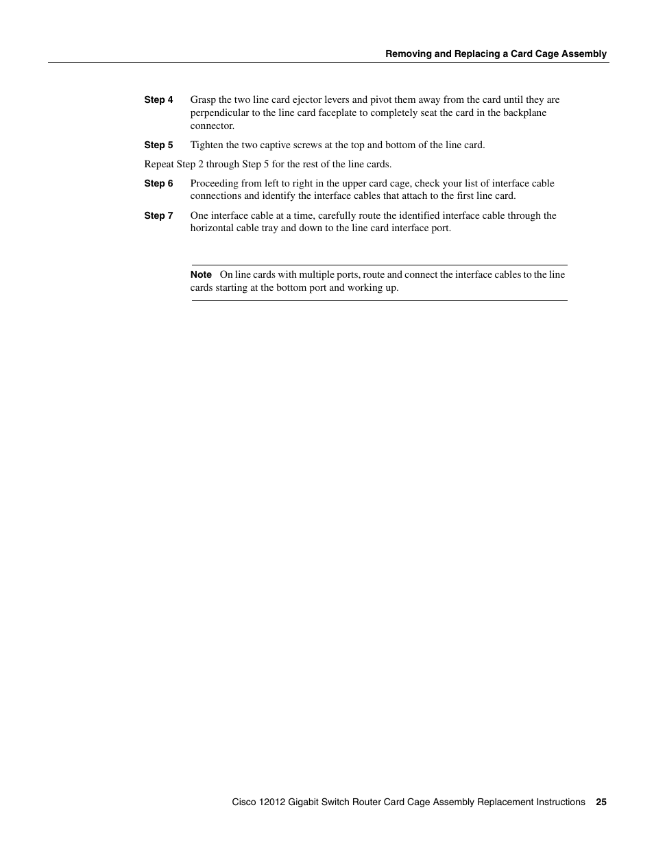 Cisco 12012 User Manual | Page 25 / 34