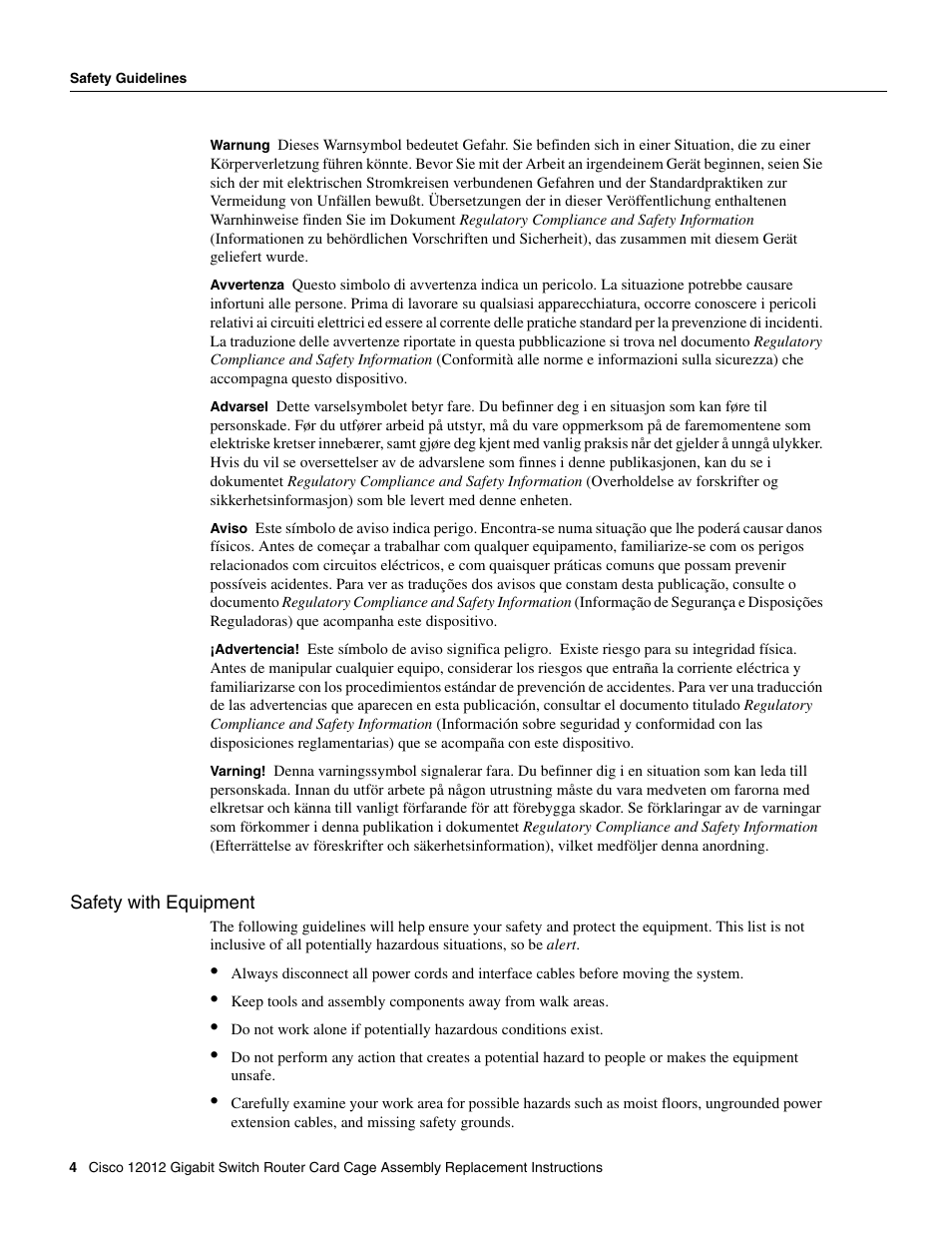 Cisco 12012 User Manual | Page 4 / 34