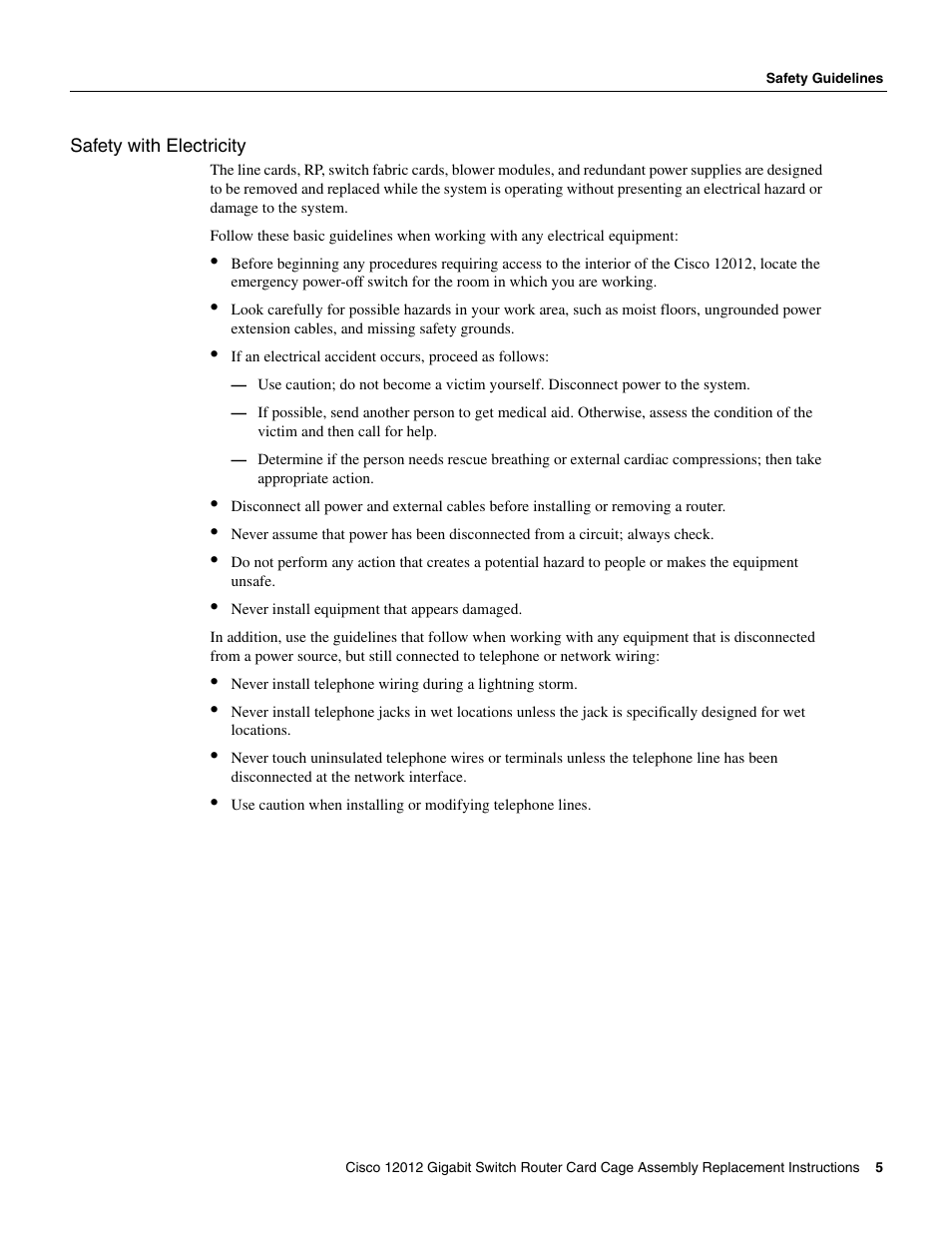 Cisco 12012 User Manual | Page 5 / 34