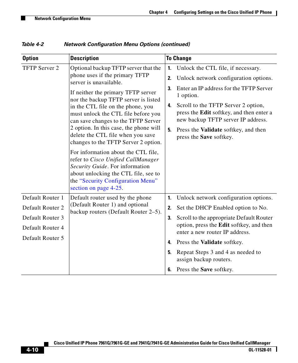 Cisco IP Phone 7961G-GE User Manual | Page 10 / 36