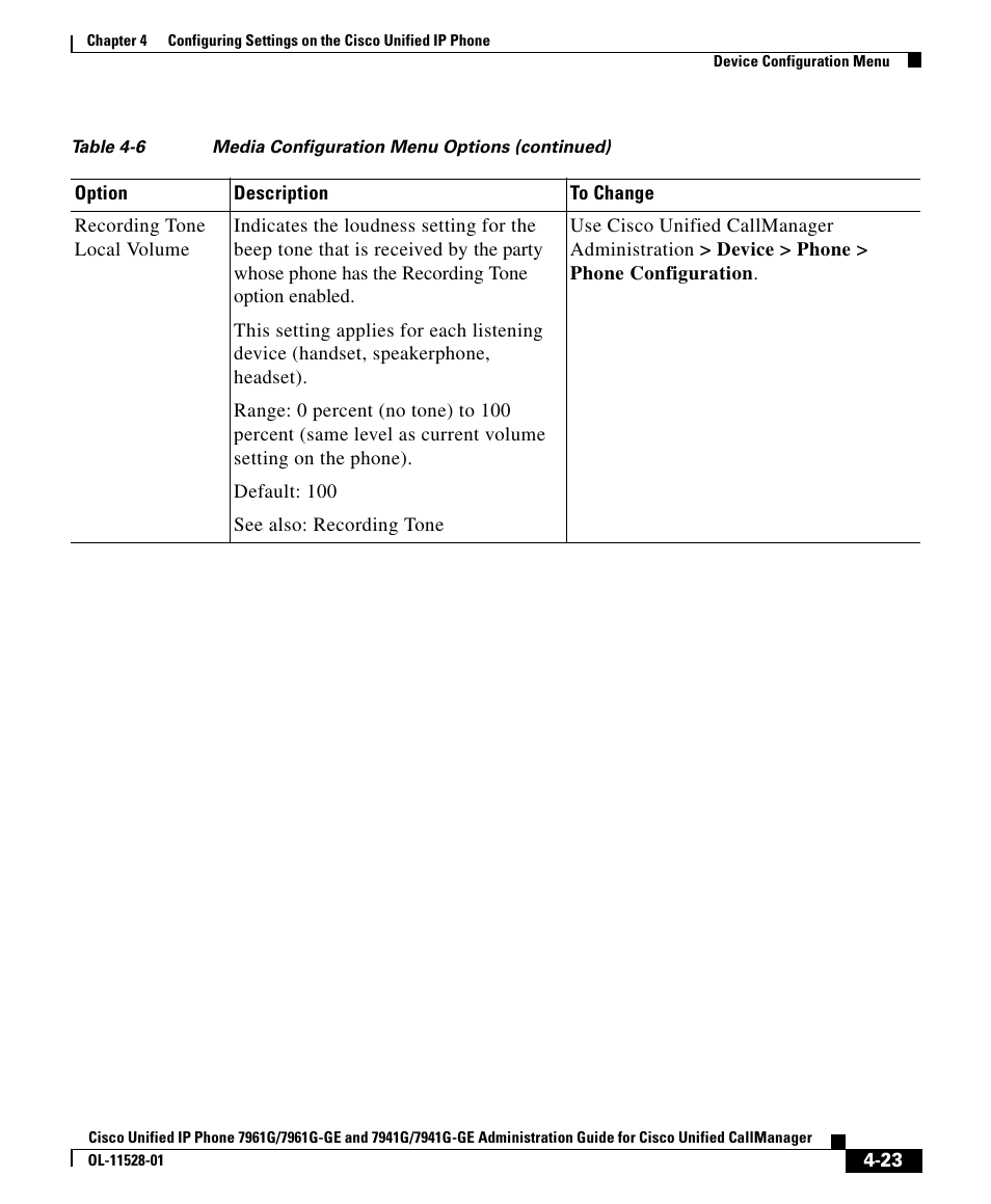 Cisco IP Phone 7961G-GE User Manual | Page 23 / 36