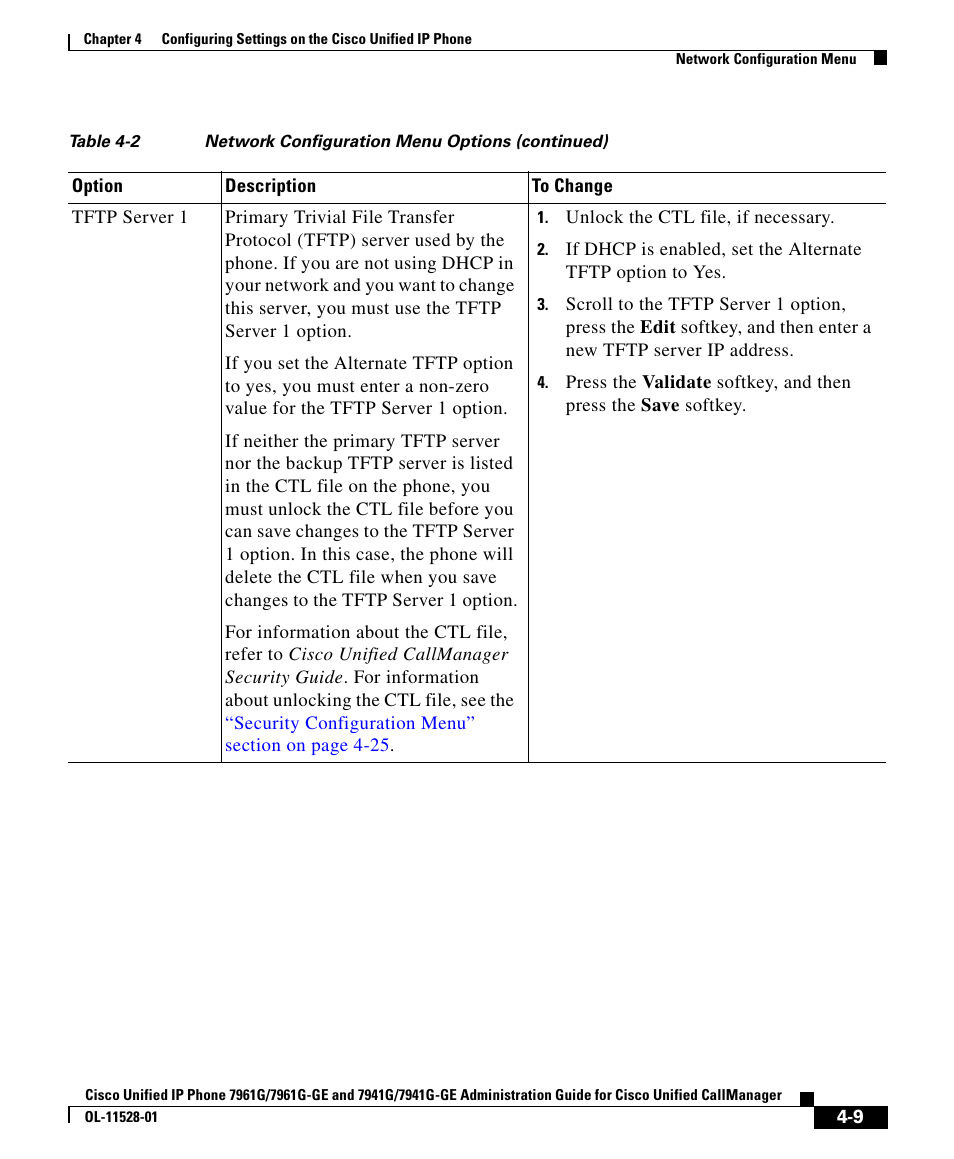 Cisco IP Phone 7961G-GE User Manual | Page 9 / 36