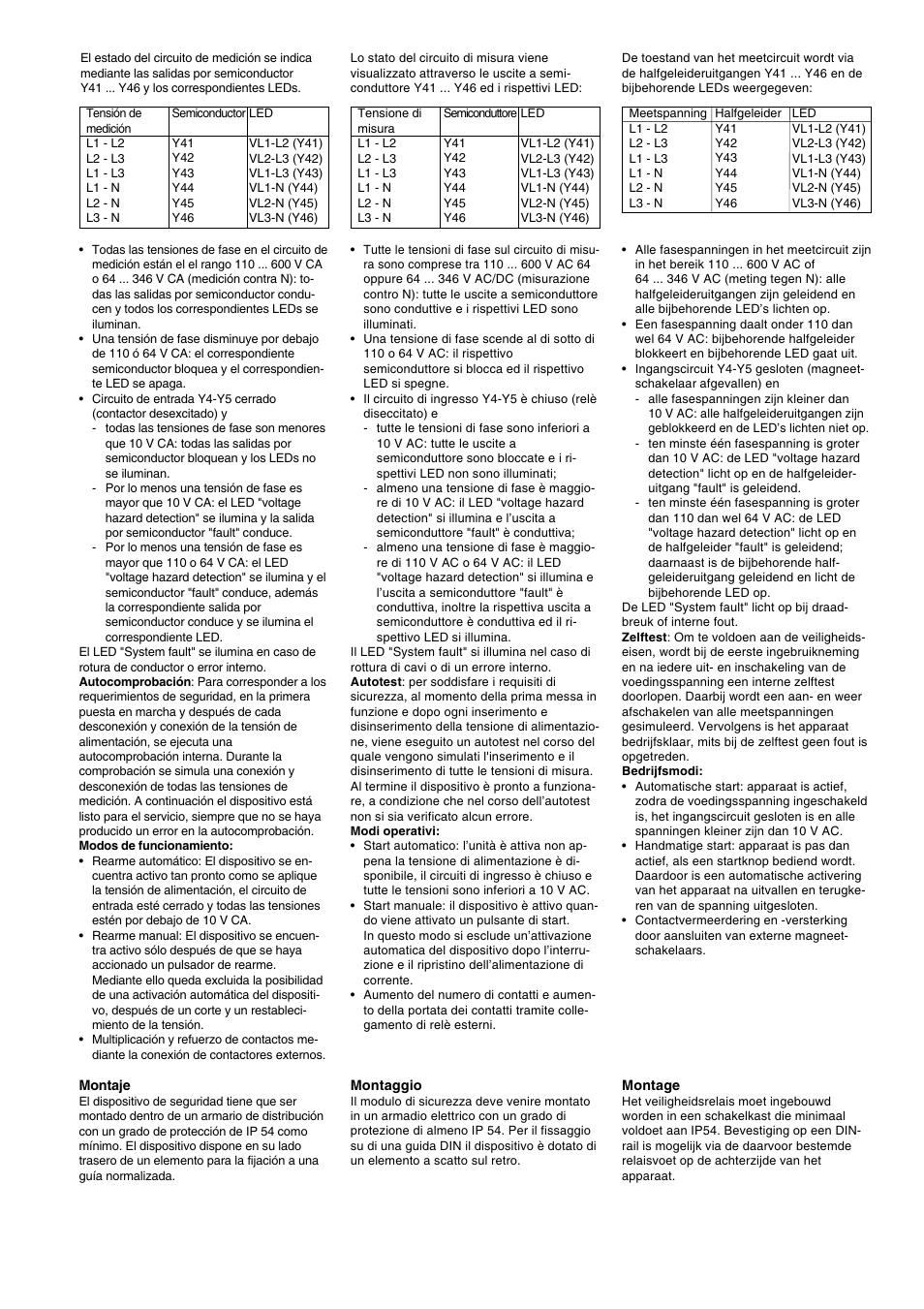 Pilz PU3Z 120-240VAC 3n/o 1n/c 6so User Manual | Page 11 / 16
