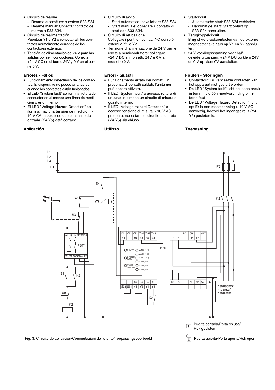 Pilz PU3Z 120-240VAC 3n/o 1n/c 6so User Manual | Page 13 / 16