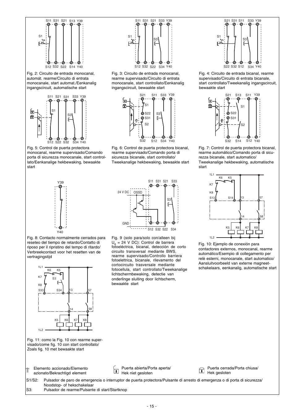 Pilz PNOZ XV3.1P 30/24VDC 3n/o 1n/c 2n/o t User Manual | Page 15 / 20