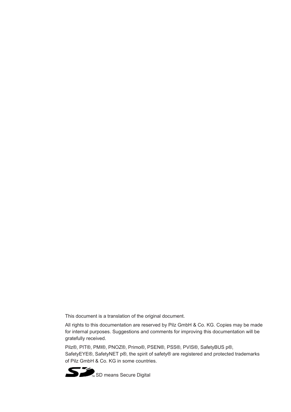 Preface | Pilz PZE X4V 0,5/24VDC 4n/o fix User Manual | Page 2 / 19